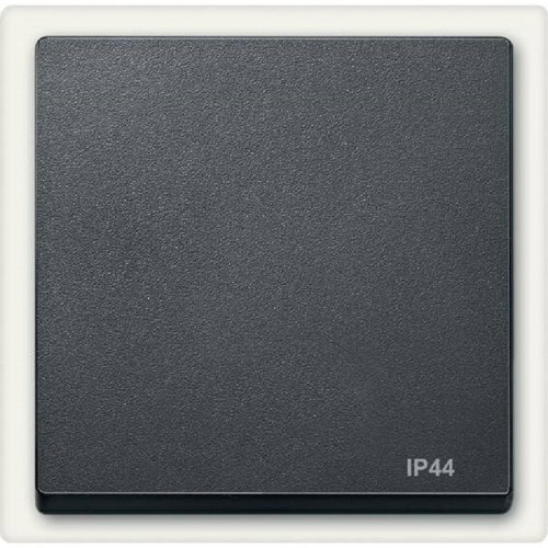Лицевая панель Schneider Electric Merten System M для 1-кл. выключателя IP44 антрацит картинка